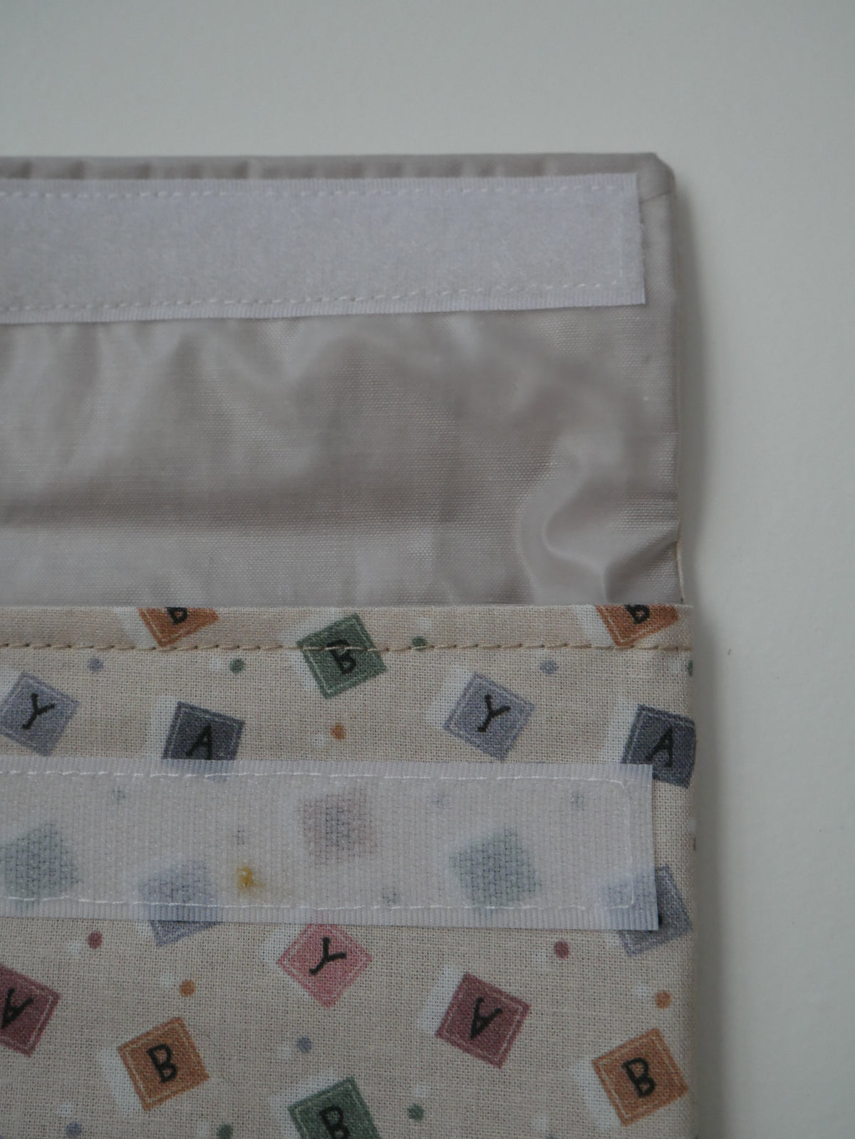 Funda alimentària · Quadrats amb lletres