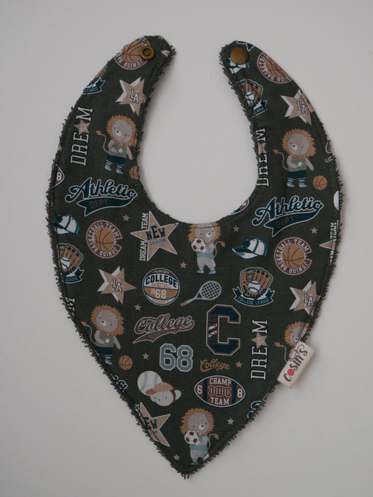 Babero bandana · León deportista