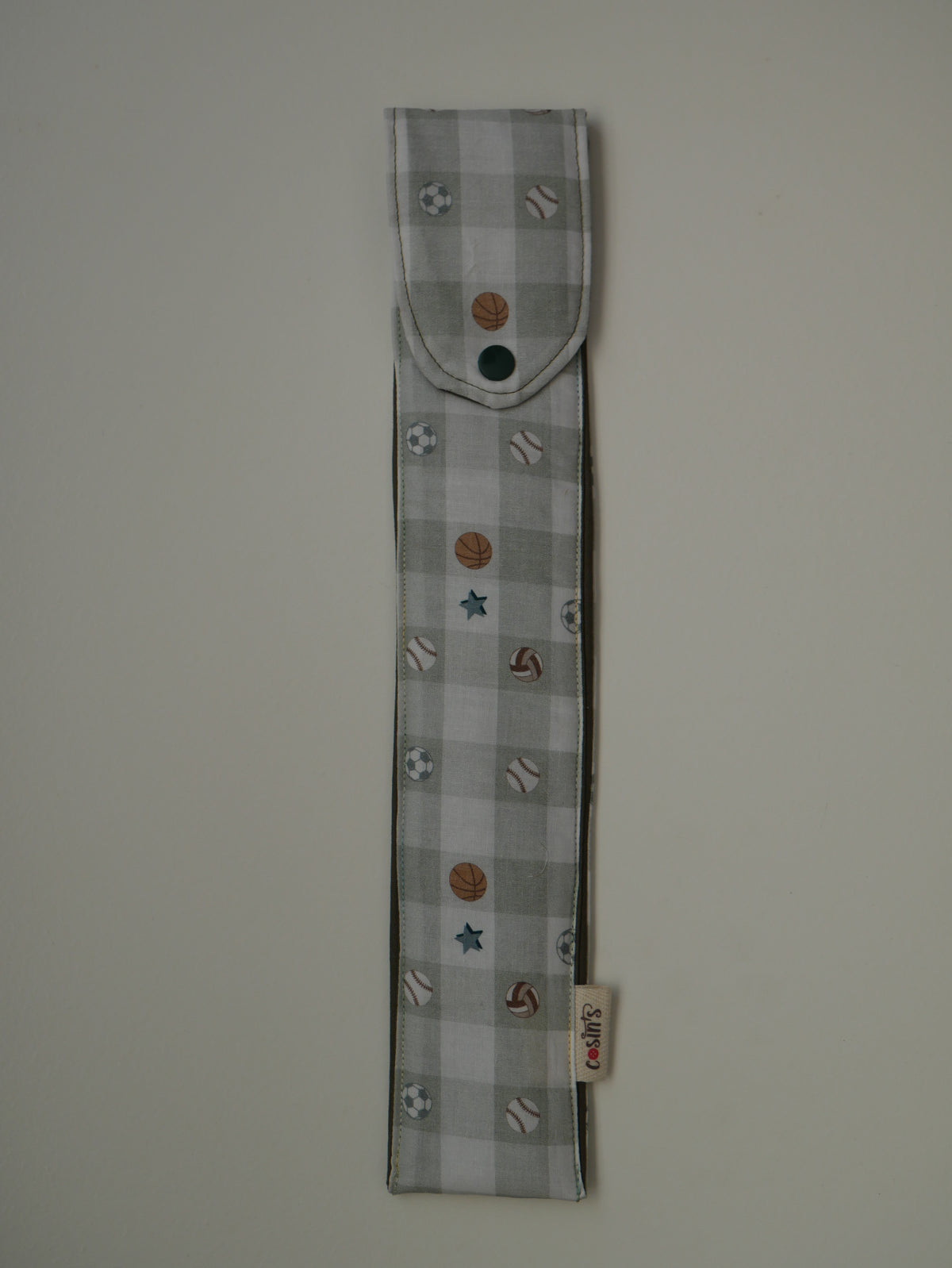 Funda de flauta · Vichy amb pilotes