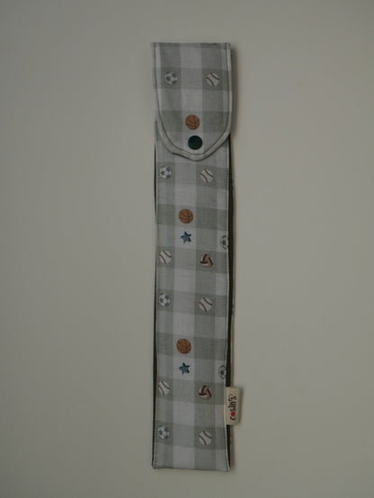 Funda de flauta · Vichy amb pilotes