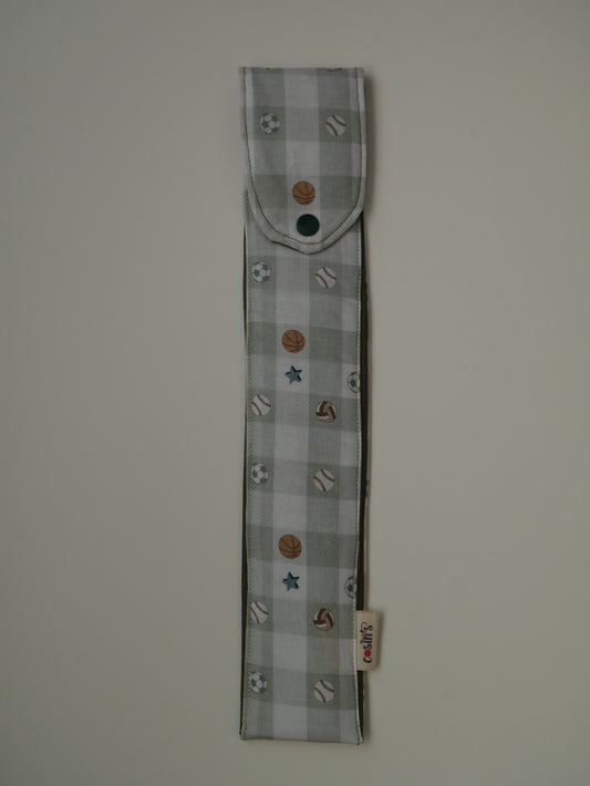 Funda de flauta · Vichy amb pilotes