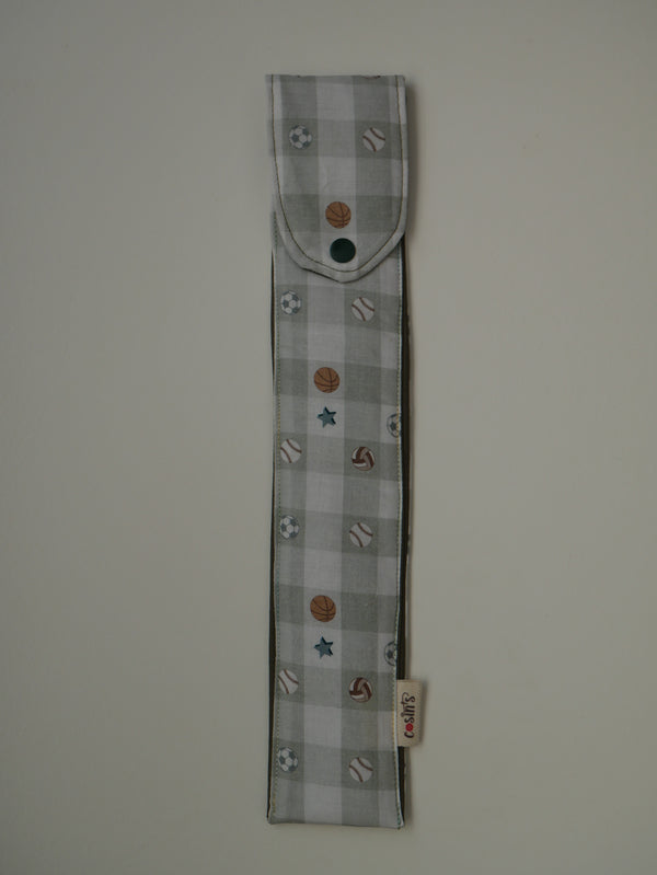 Funda de flauta · Vichy amb pilotes