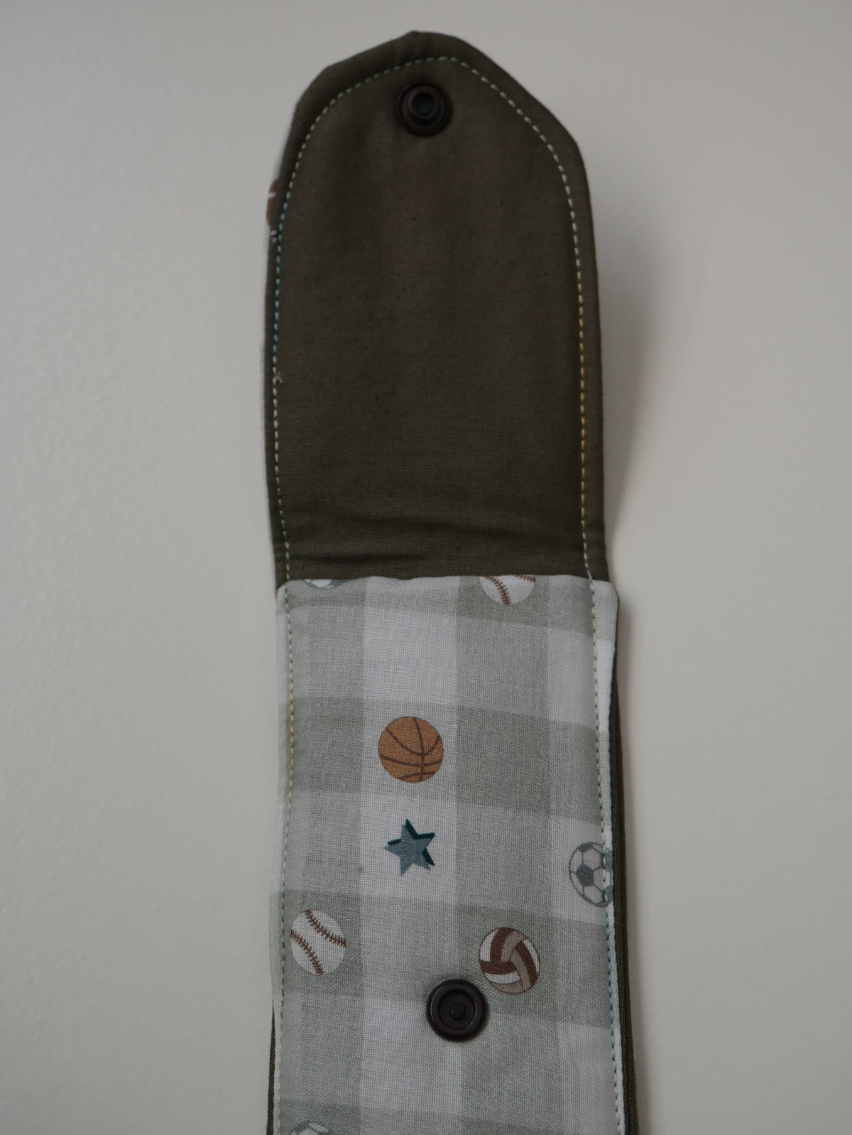 Funda de flauta · Vichy amb pilotes