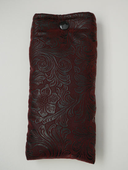 Funda d'ulleres · Granat florejat