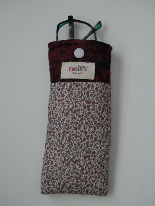 Funda d'ulleres feta a mà, exemple de model personalitzable