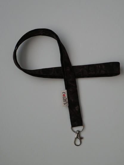 Cinta porta-claus · Marró fosc